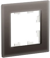 Рамка универсальная Systeme Electric AtlasDesign Nature 1-м. стекло мокко